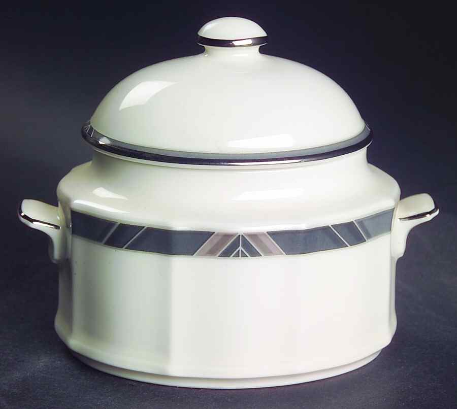 Midnight Majesty Sugar Bowl & Lid by Noritake-1