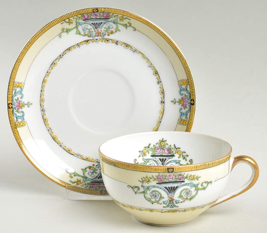 Minaret Oversized Cup & Saucer Set by Noritake-1