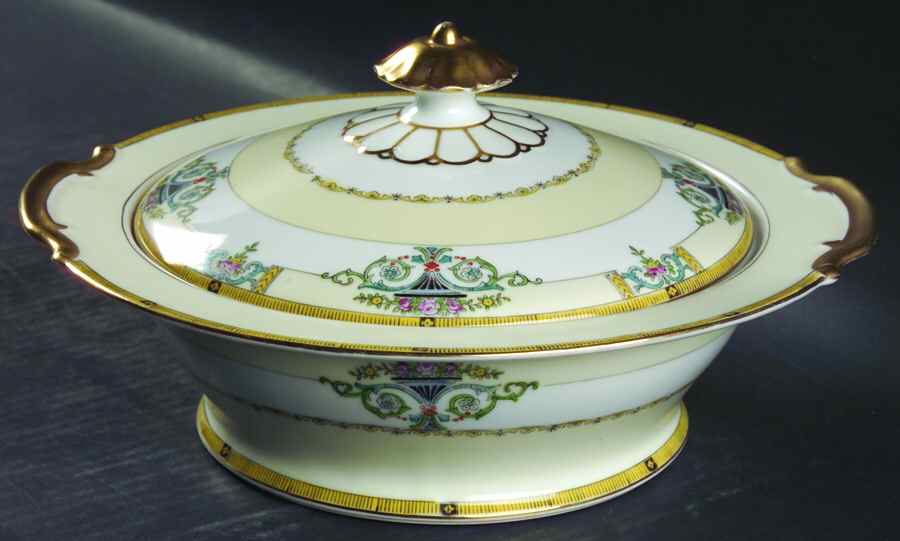 Minaret Round Covered Vegetable by Noritake-1