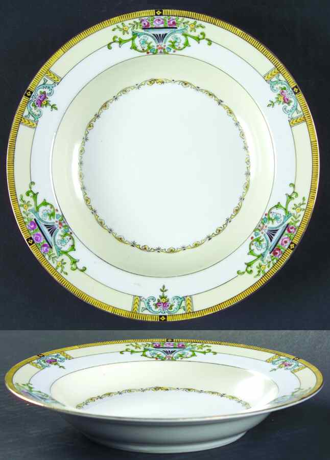 Minaret Rim Soup Bowl by Noritake-1