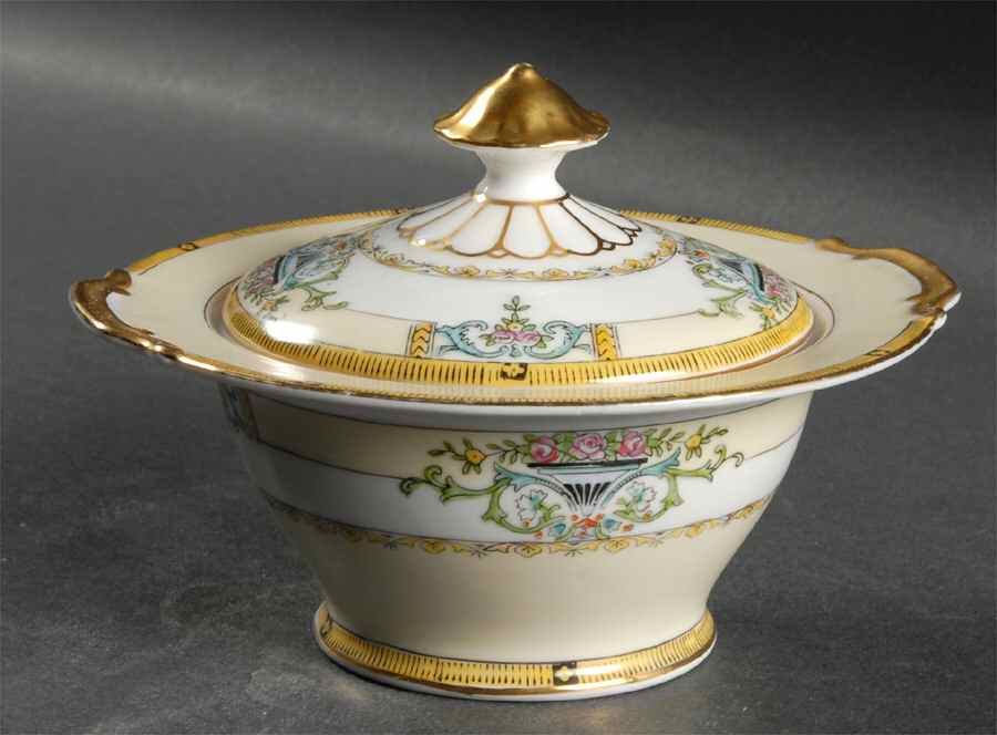 Minaret Sugar Bowl & Lid by Noritake-1