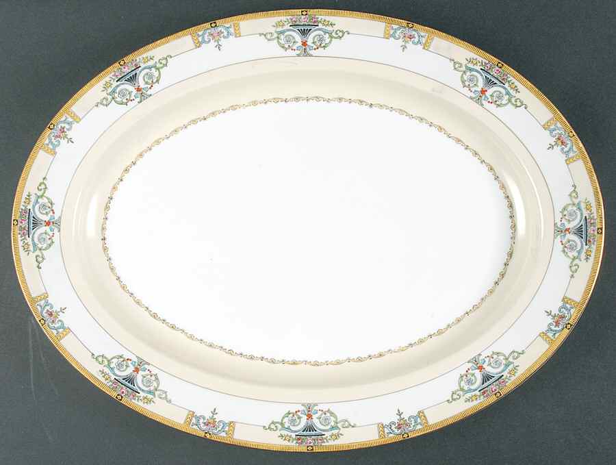 Minaret 16" Oval Serving Platter by Noritake-1