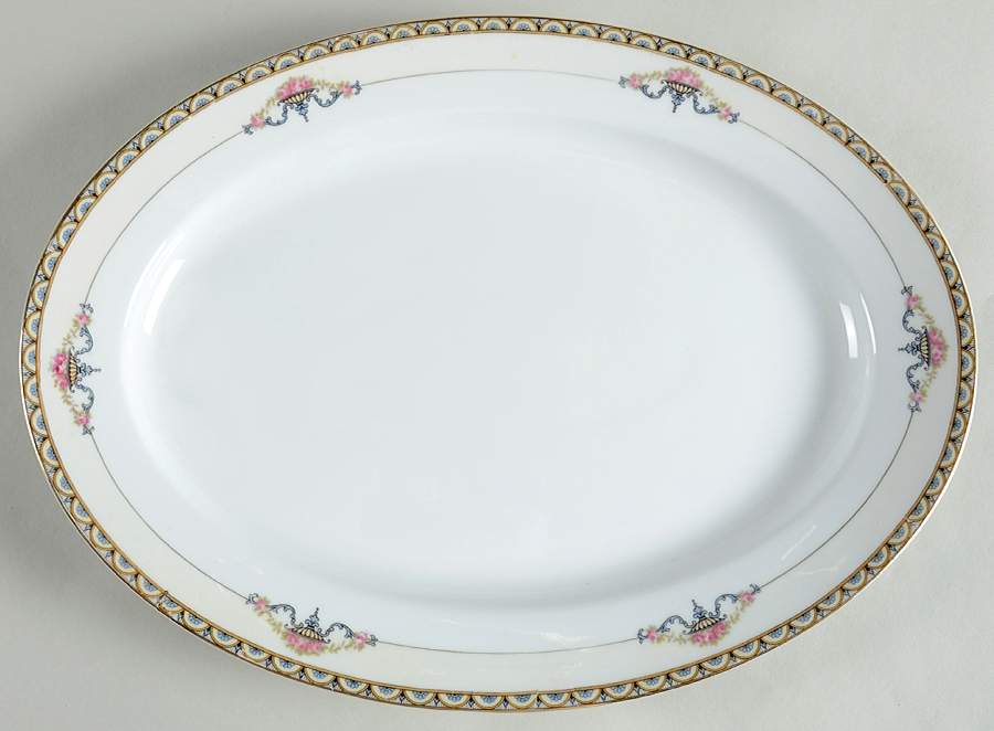 Minerva 13" Oval Serving Platter by Noritake-1