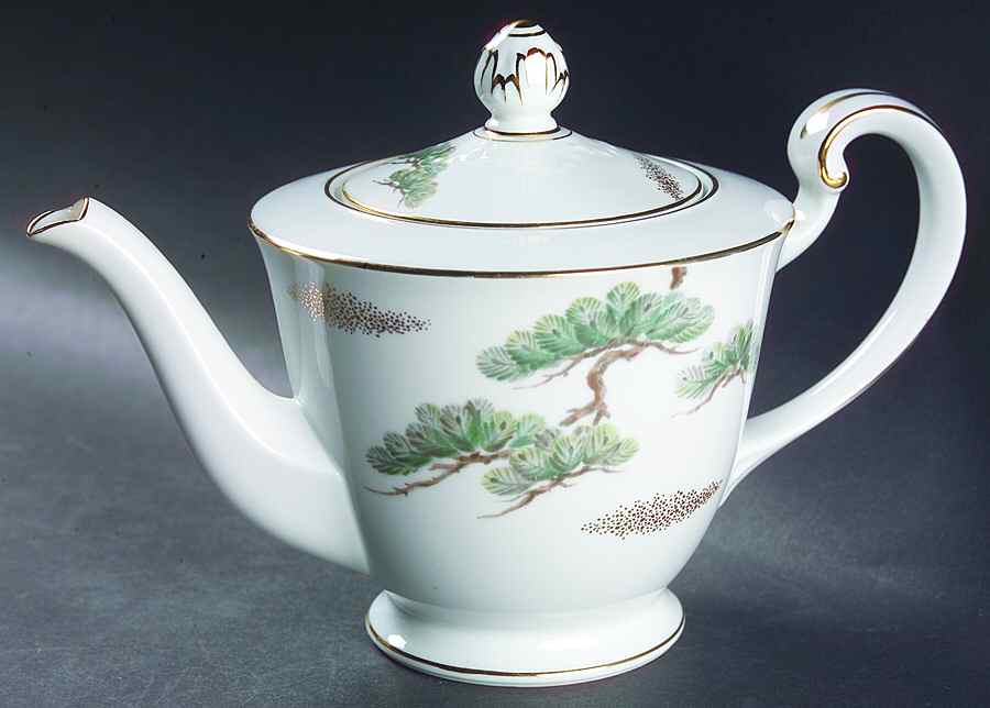 Ming Teapot & Lid by Noritake-1