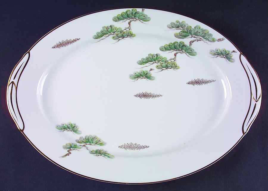 Ming 16" Oval Serving Platter by Noritake-1