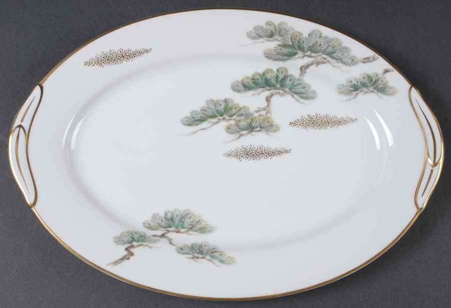 Ming 12" Oval Serving Platter by Noritake-1