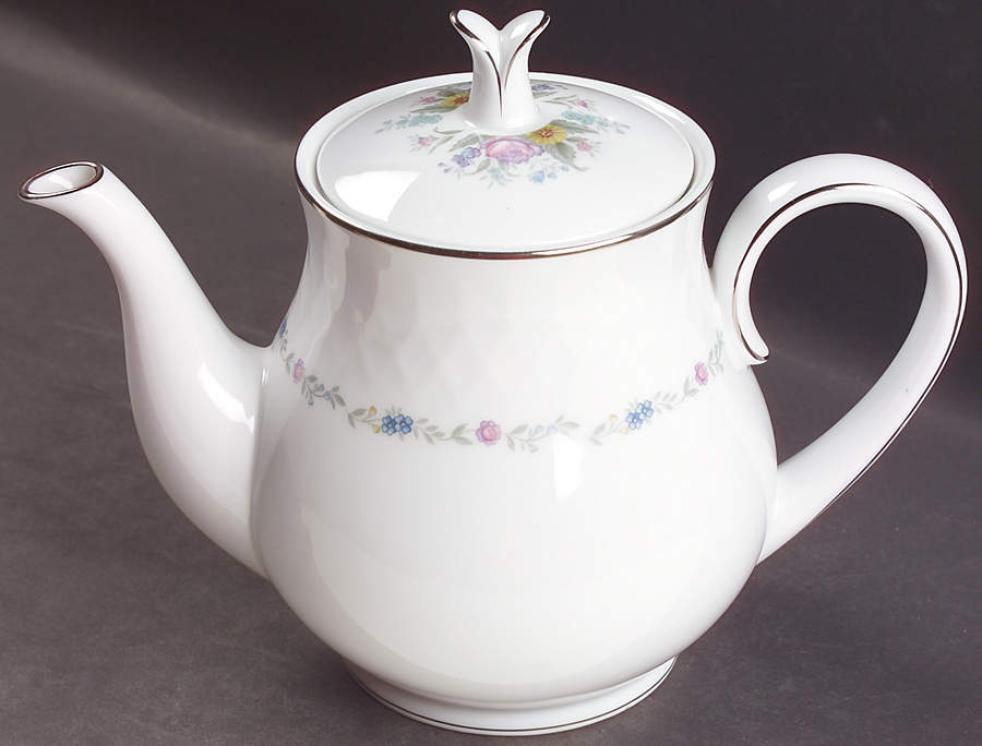Minuet Teapot & Lid by Noritake-1