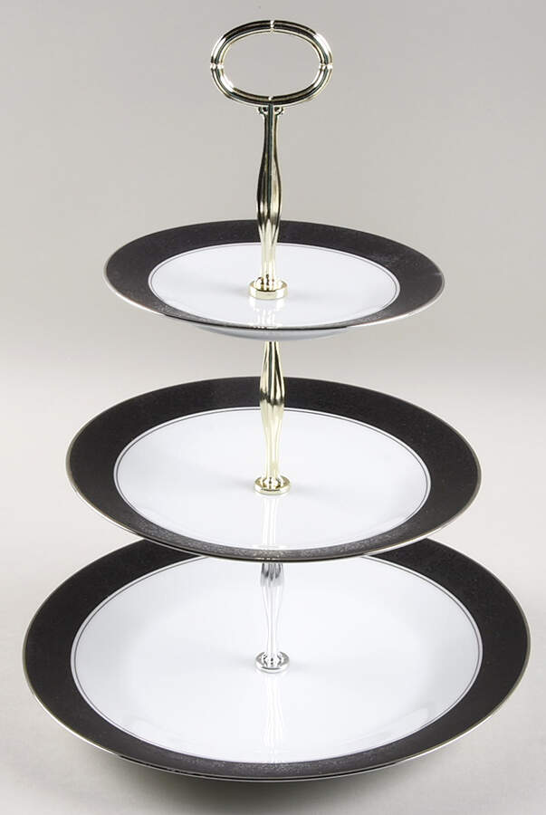 Mirano 13 7/8"-14 1/4" 3-Tiered Serving Tray(DP,SP,BB) HC by Noritake-1