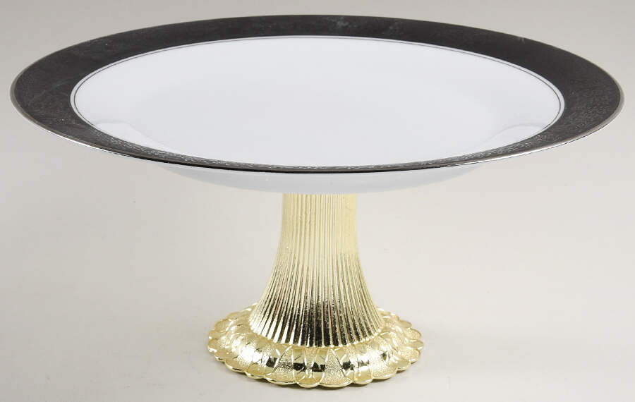 Mirano Cake Stand with 4"-5" Metal Pedestal  Hc by Noritake-1