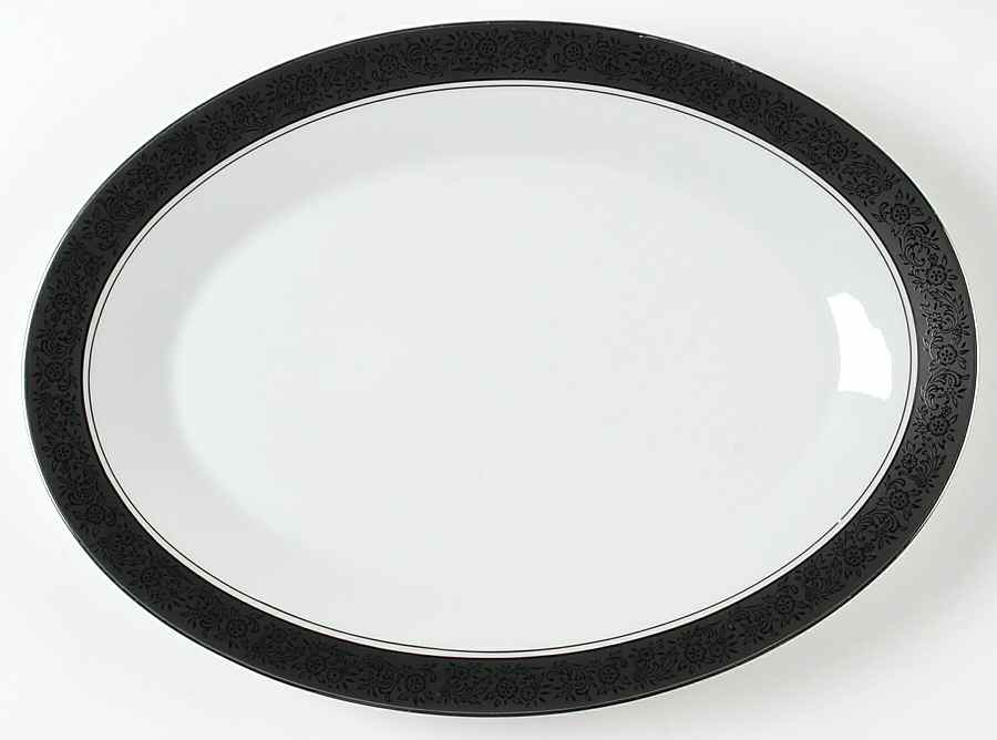 Mirano 16" Oval Serving Platter by Noritake-1