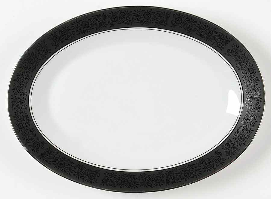 Mirano 12" Oval Serving Platter by Noritake-1