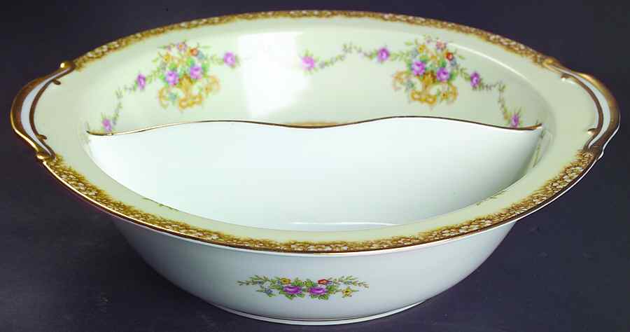 Mirabelle Round Divided Vegetable Bowl by Noritake-1