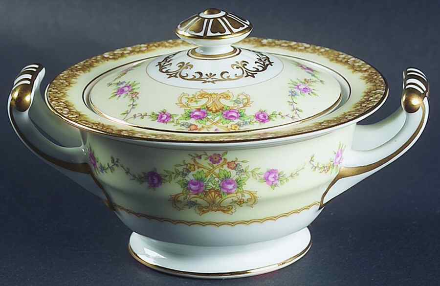 Mirabelle Sugar Bowl & Lid by Noritake-1