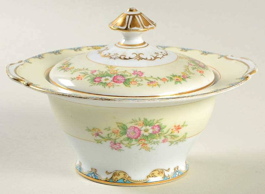 Miranda Sugar Bowl & Lid by Noritake-1