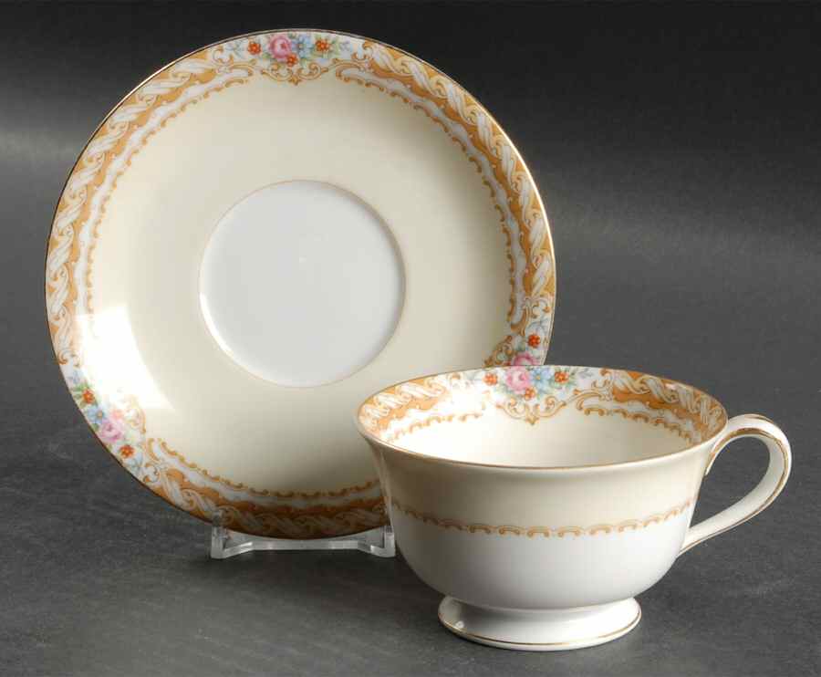 Mirasol Footed Cup & Saucer Set by Noritake-1