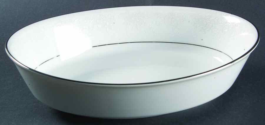 Misty 9" Oval Vegetable Bowl by Noritake-1