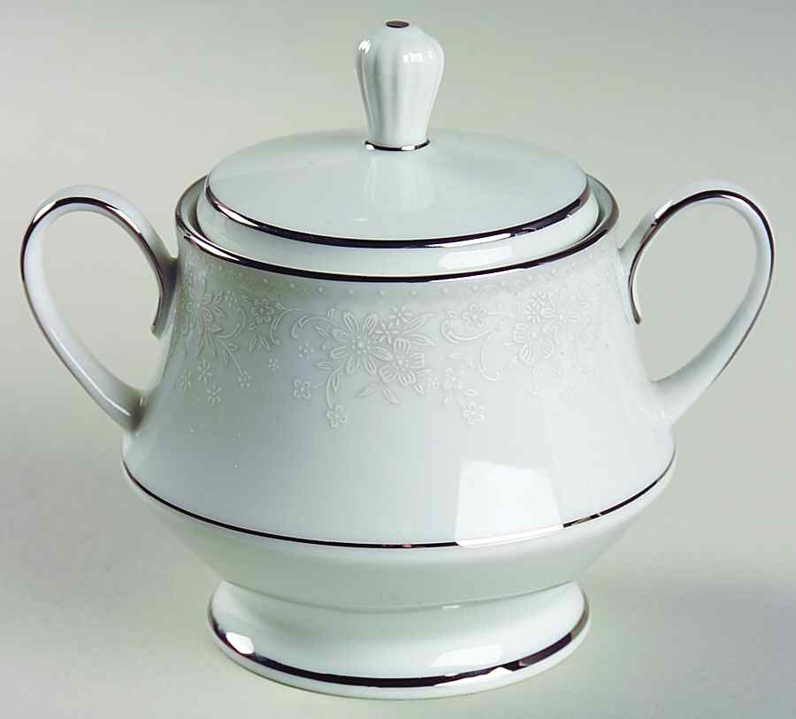 Misty Sugar Bowl & Lid by Noritake-1