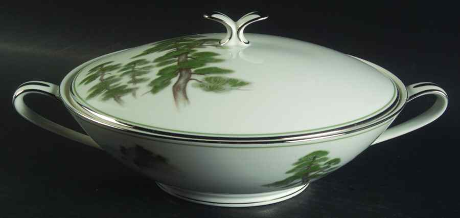 Ming Tree Round Covered Vegetable by Noritake-1