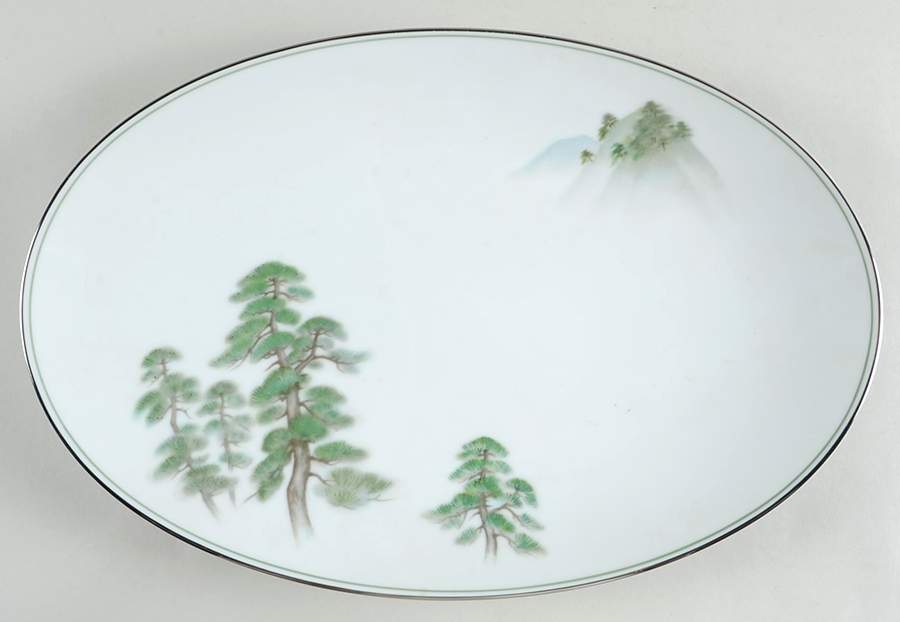 Ming Tree 14" Oval Serving Platter by Noritake-1