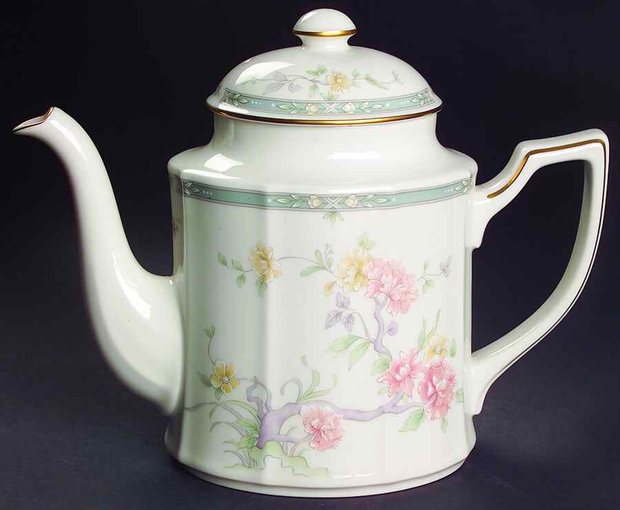 Ming Treasure Tea/Coffee Pot & Lid by Noritake-1