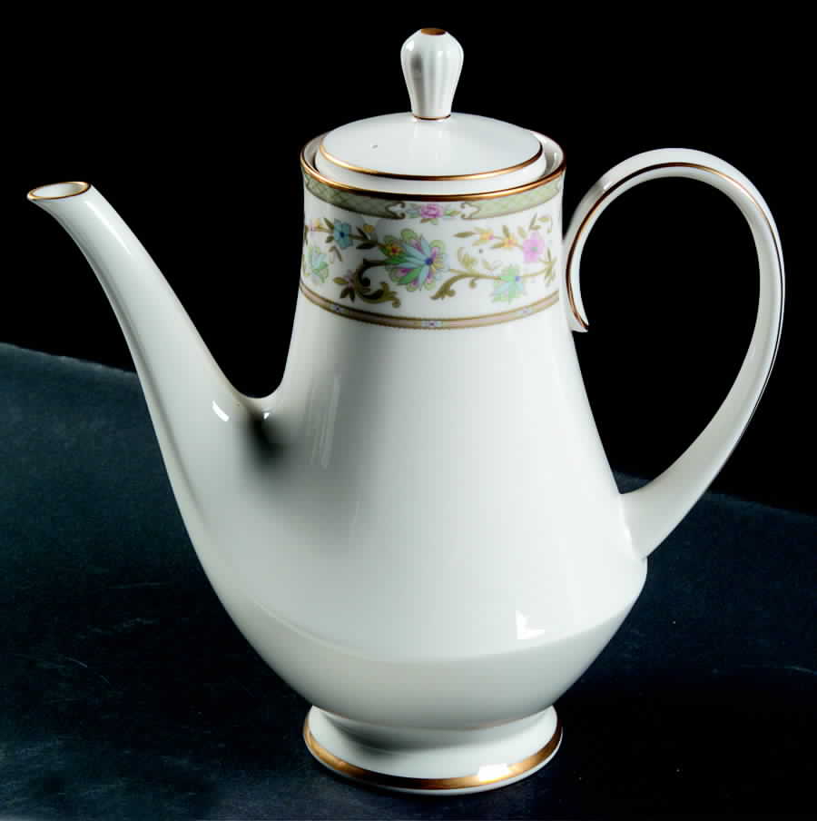 Miyoshi Coffee Pot & Lid by Noritake-1