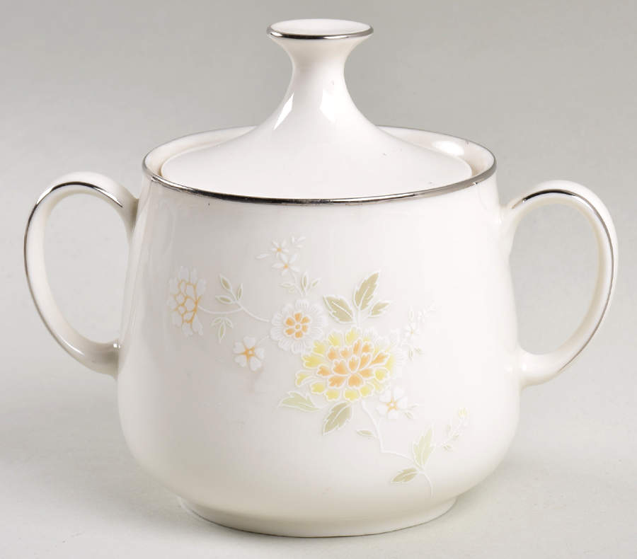 Miyako Sugar Bowl & Lid by Noritake-1