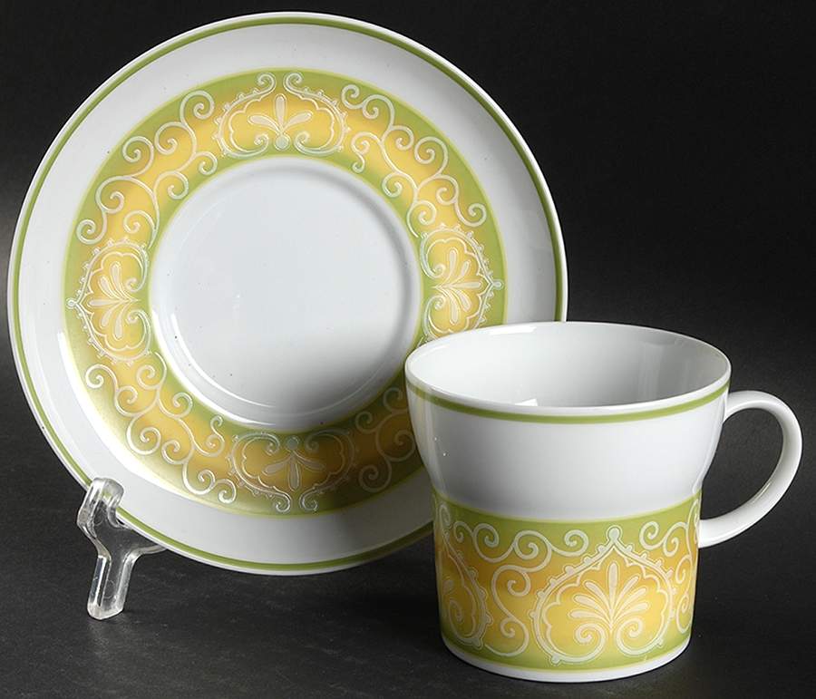 Mo Bay Flat Cup & Saucer Set by Noritake-1