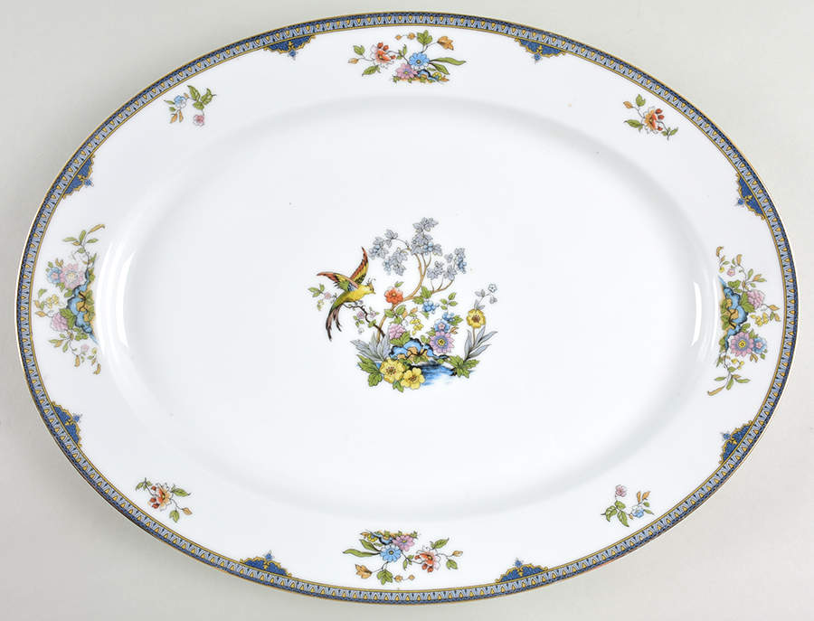 Modesta 16" Oval Serving Platter by Noritake-1