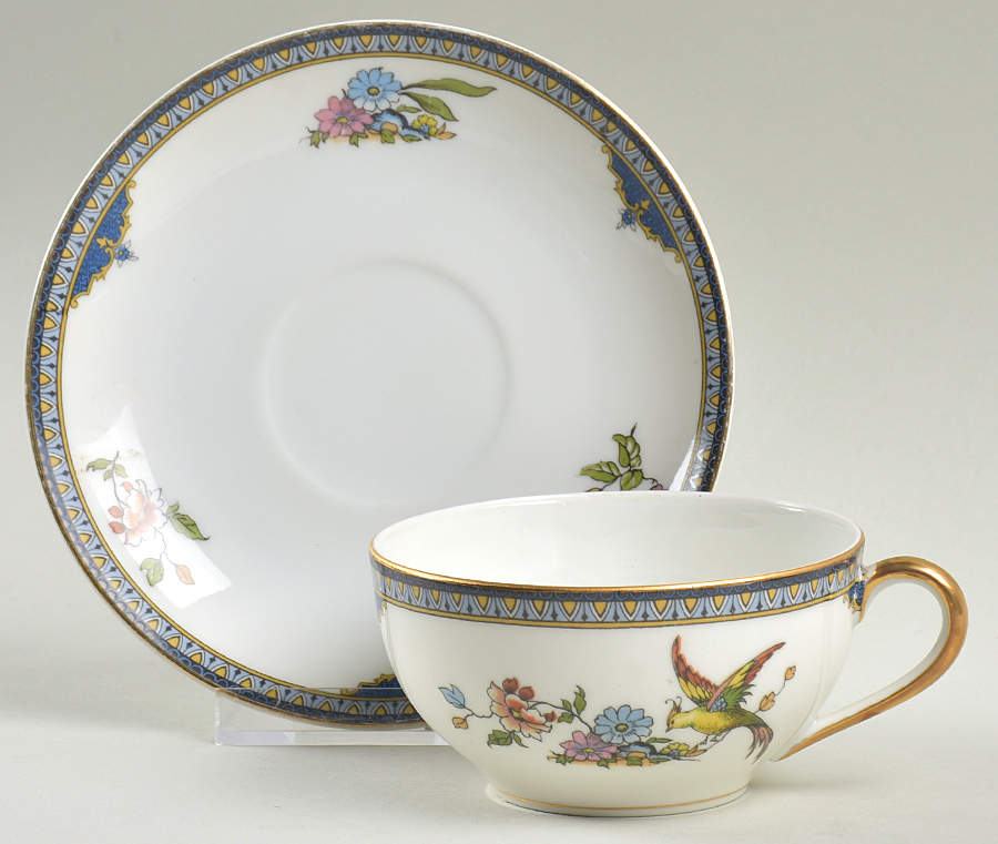 Modesta Flat Cup & Saucer Set by Noritake-1
