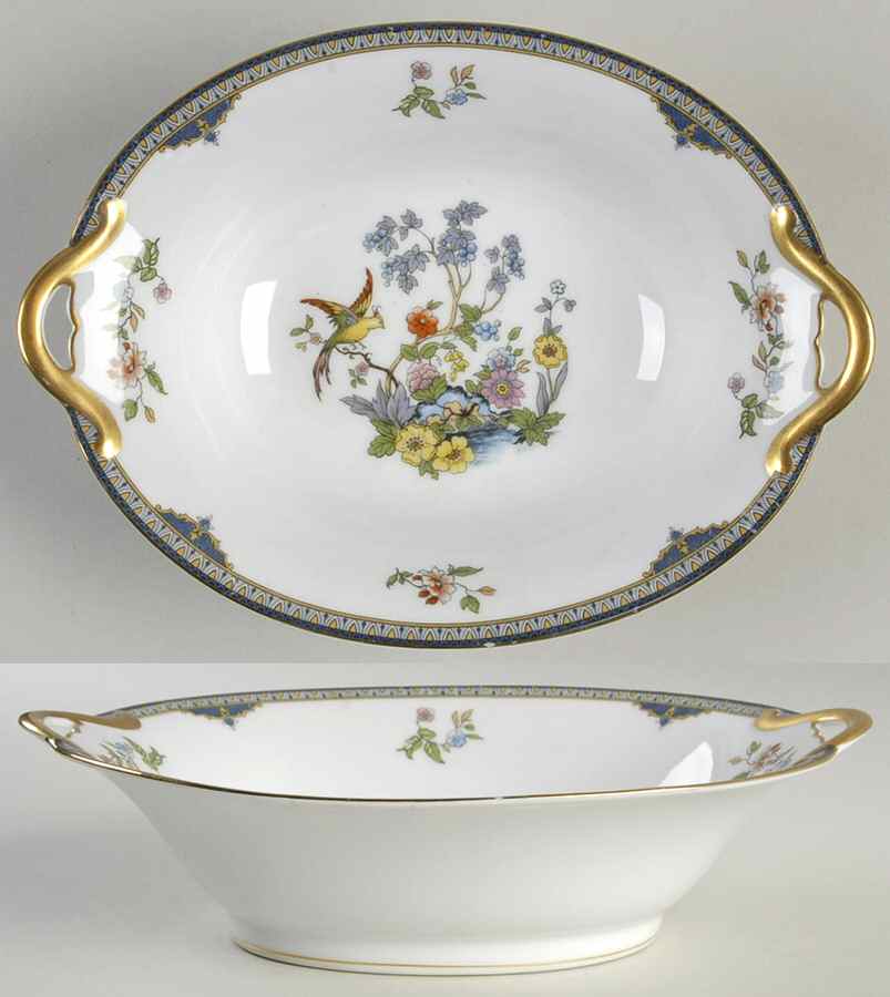 Modesta 9" Oval Vegetable Bowl by Noritake-1