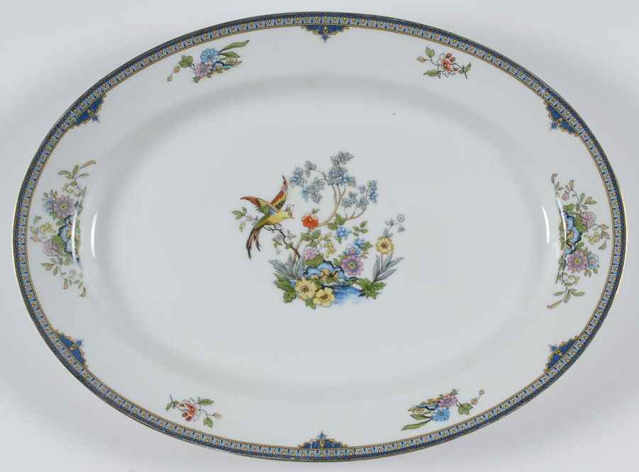 Modesta 13" Oval Serving Platter by Noritake-1