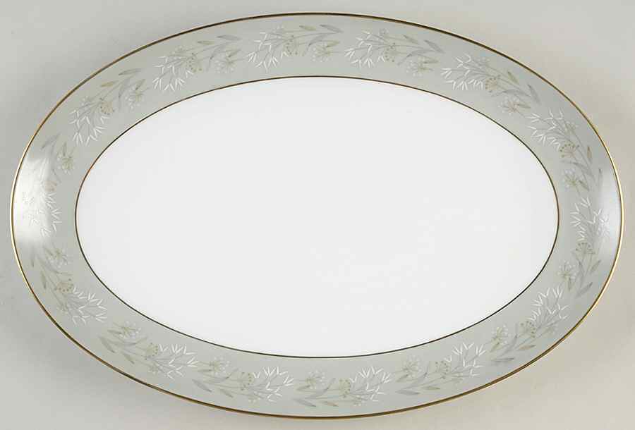 Moderne 16" Oval Serving Platter by Noritake-1
