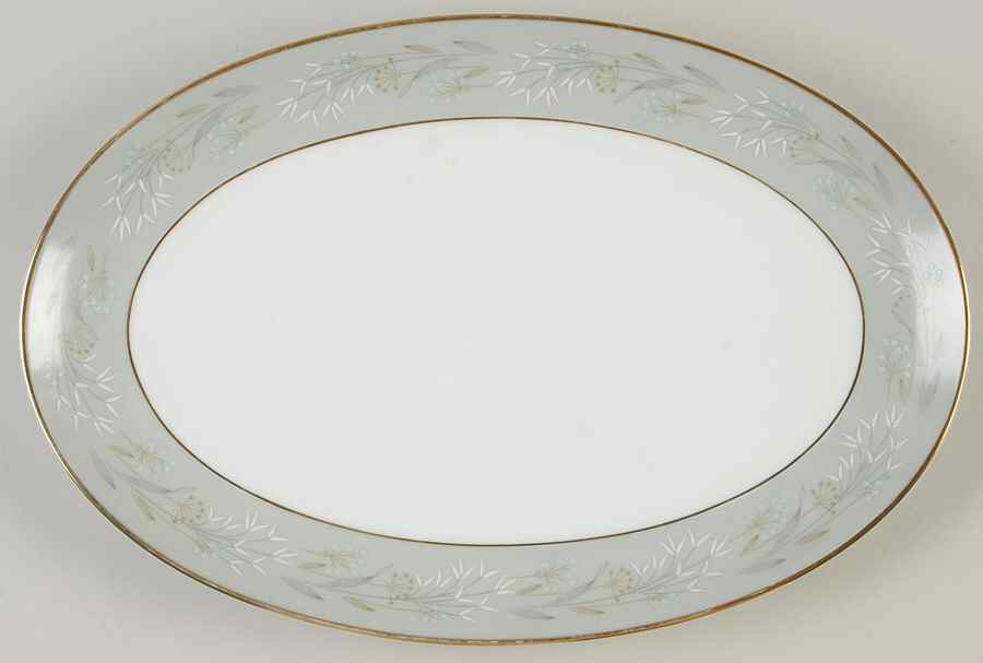 Moderne 12" Oval Serving Platter by Noritake-1