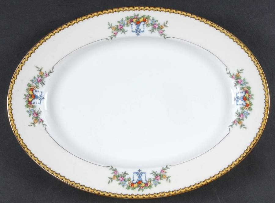 Modjeska 11" Oval Serving Platter by Noritake-1