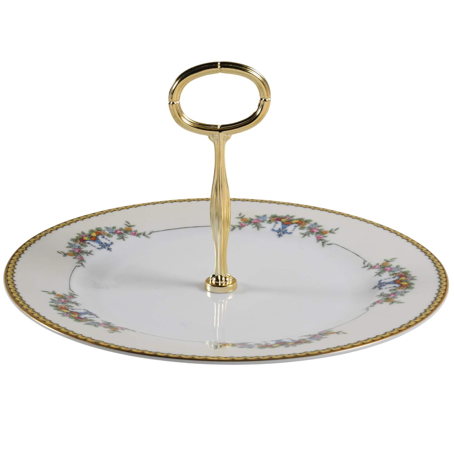 Modjeska Round Serving Plate with Center Handle (Dp) Hc by Noritake-1