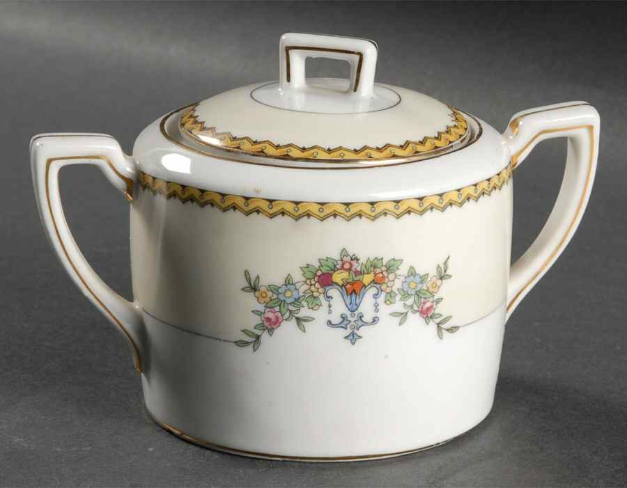 Modjeska Sugar Bowl & Lid by Noritake-1
