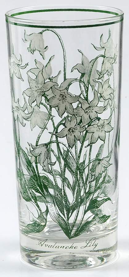 Mountain Flowers Green 14 Oz Glassware Tumbler by Noritake-1