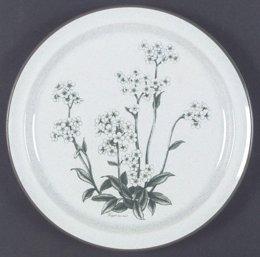 Mountain Flowers Green Dinner Plate by Noritake-1