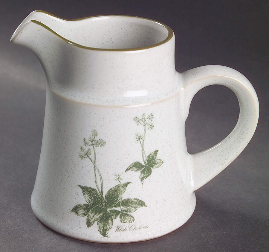 Mountain Flowers Green Creamer by Noritake-1