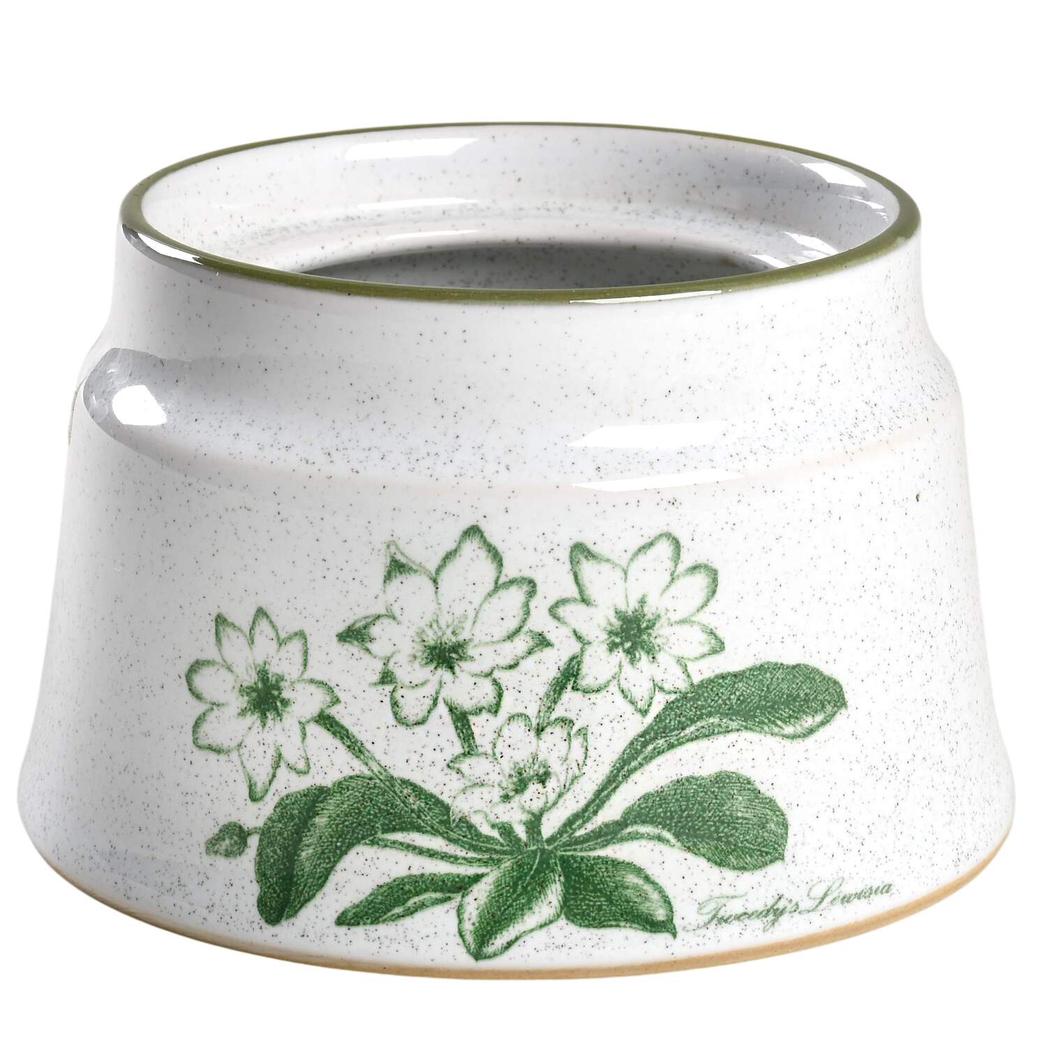 Mountain Flowers Green Sugar Bowl No Lid by Noritake-1