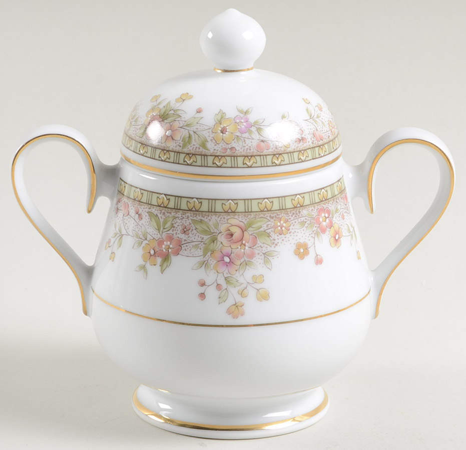 Morning Jewel Sugar Bowl & Lid by Noritake-1