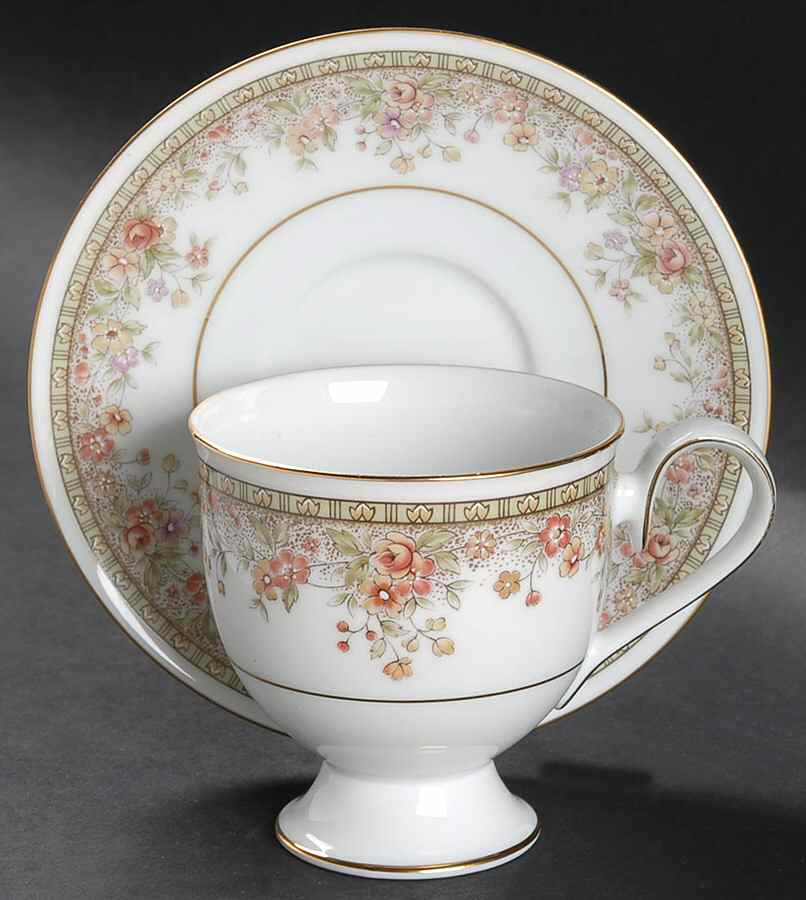 Morning Jewel Footed Cup & Saucer Set by Noritake-1