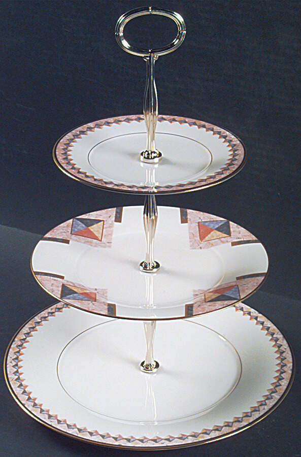 Momentum 13 7/8"-14 1/4" 3-Tiered Serving Tray(DP,SP,BB) HC by Noritake-1