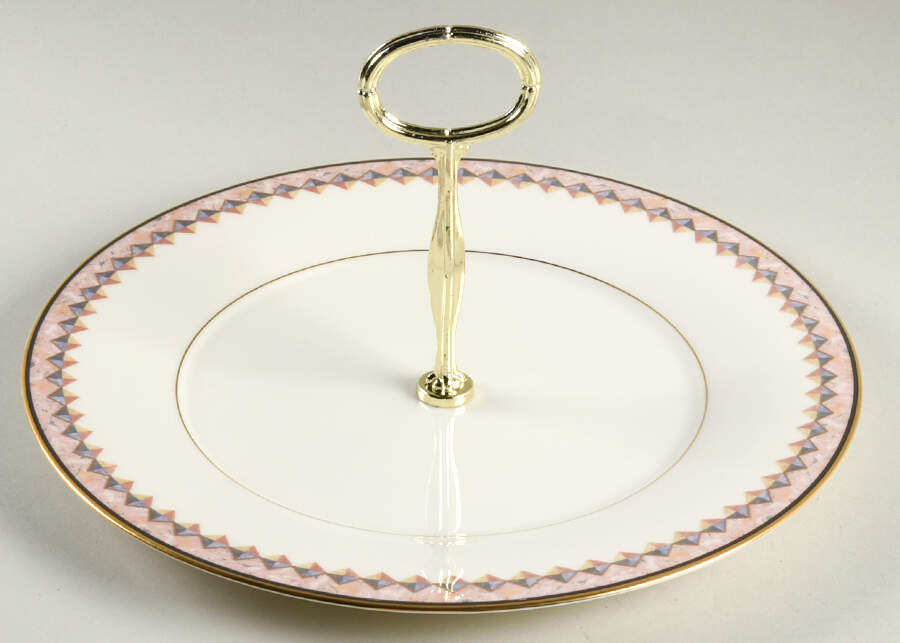 Momentum Round Serving Plate with Center Handle (Dp) Hc by Noritake-1