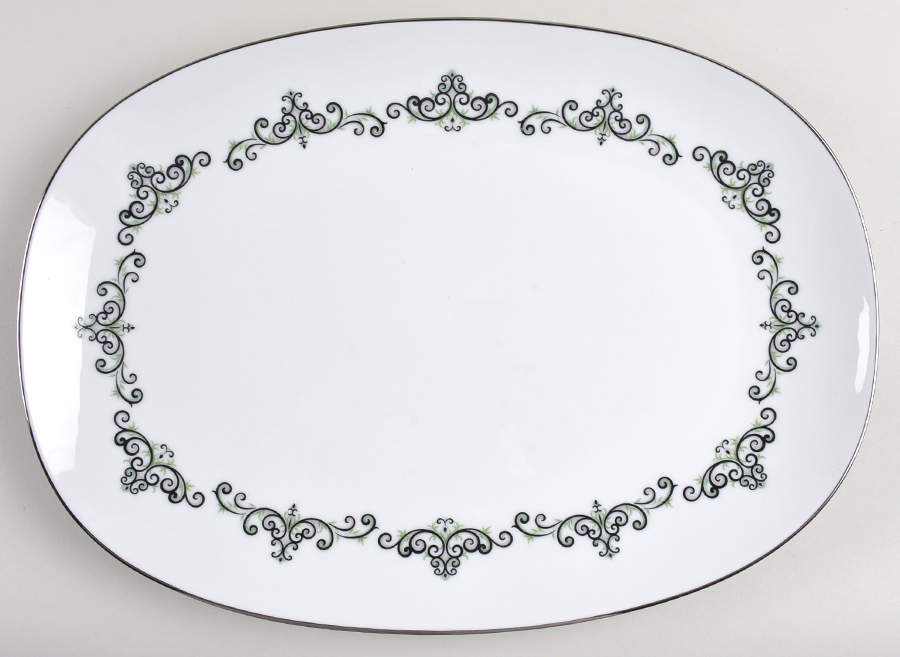 Monterey 15" Oval Serving Platter by Noritake-1