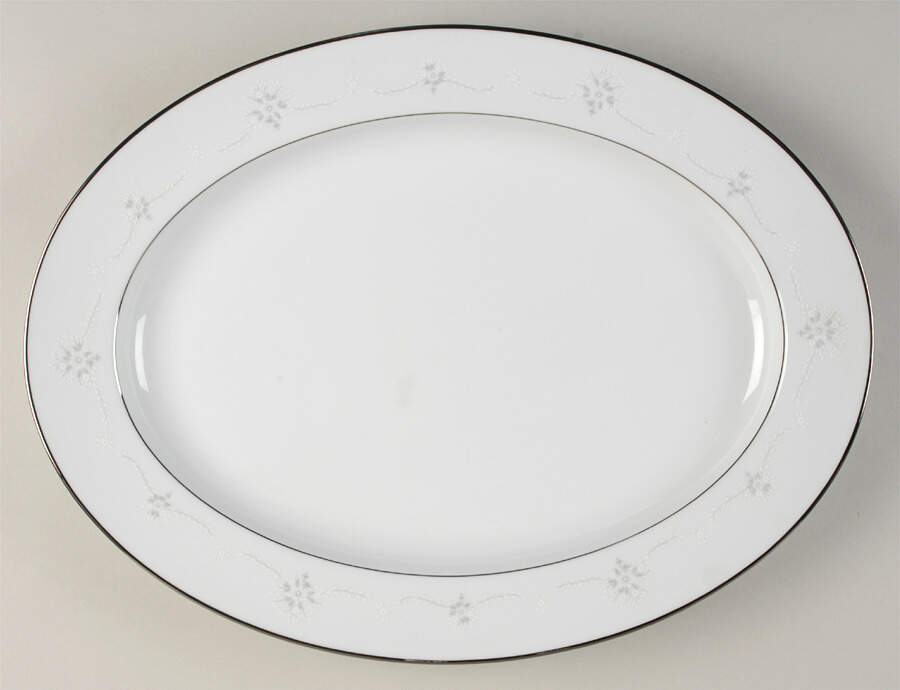 Monaco 16" Oval Serving Platter by Noritake-1