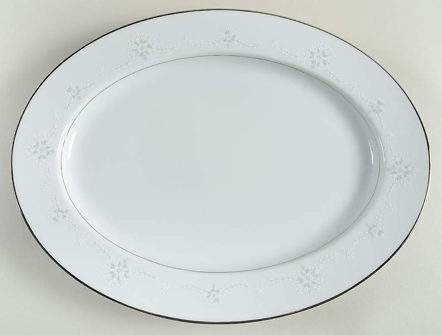 Monaco 13" Oval Serving Platter by Noritake-1