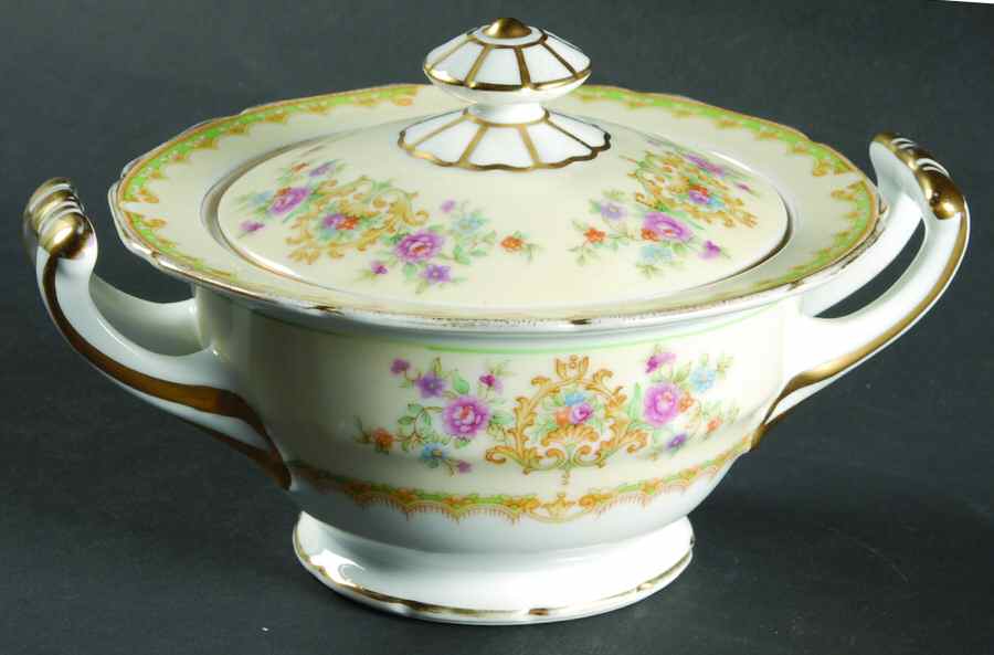 Monarch Sugar Bowl & Lid by Noritake-1