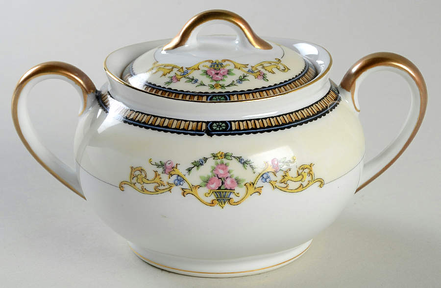 Monastery Sugar Bowl & Lid by Noritake-1