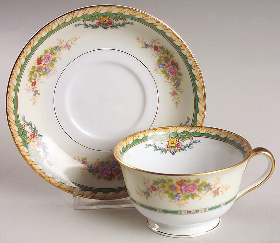 Monica Footed Cup & Saucer Set by Noritake-1